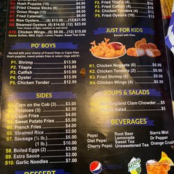 Red Crab Juicy Seafood - Menu