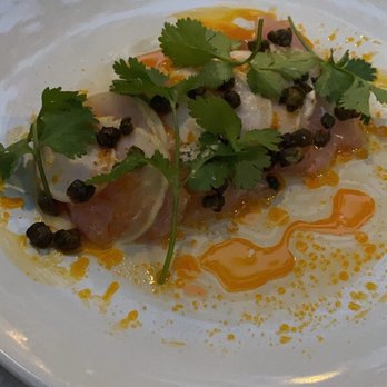 Lenoir - Striped Bass Crudo - New American Near Me - Austin, Texas Lenoir - Striped Bass Crudo - New American Near Me - Austin, Texas