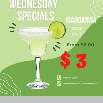 The Mighty Crab - a picture of a margarita with a lime slice - Seafood Near Me - Conway, Arkansas The Mighty Crab - a picture of a margarita with a lime slice - Seafood Near Me - Conway, Arkansas