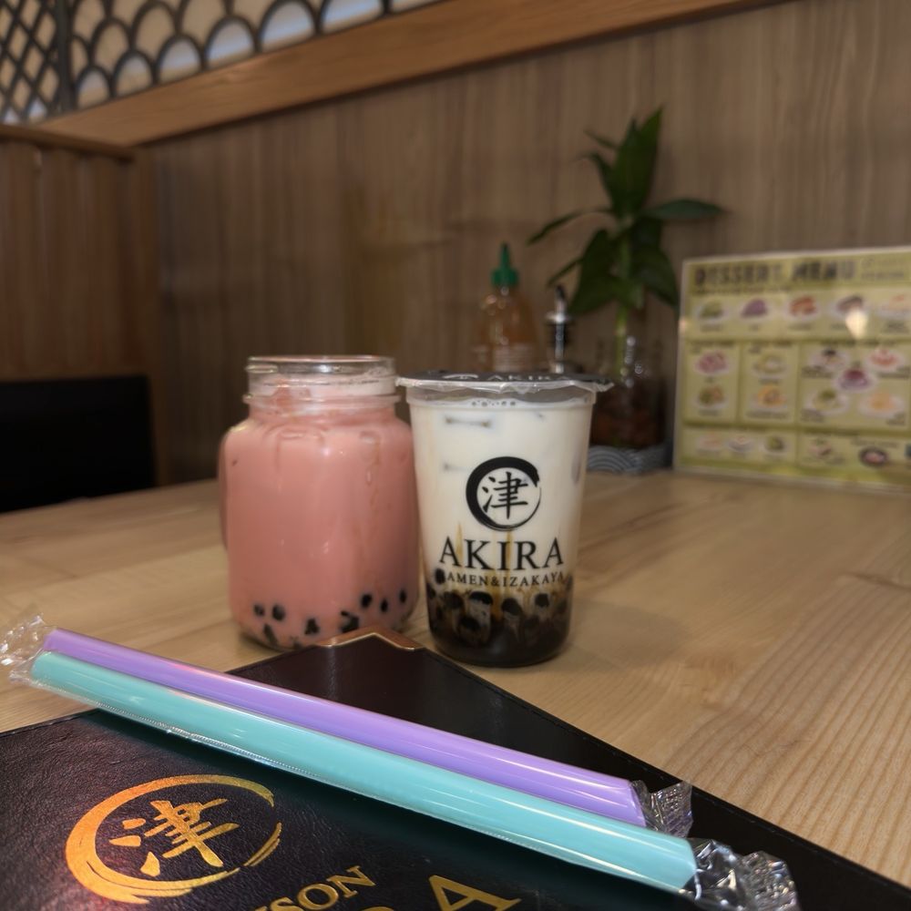 Akira Ramen Towson - Brown sugar boba milk drink （黑糖珍珠奶茶） - Sushi Bars Near Me - Towson, Maryland