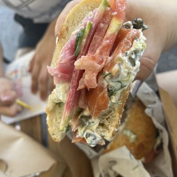 Hank's Bagels - Number 3 with gravlax - Bagels Near Me - Calabasas, California