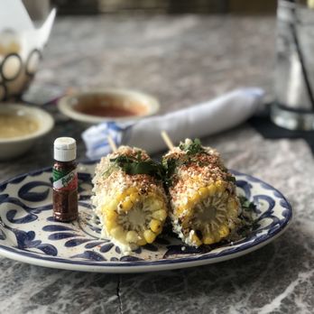 Ambriza - Complimentary street corn and the cutest lil tajin - Mexican Near Me - Cypress, Texas Ambriza - Complimentary street corn and the cutest lil tajin - Mexican Near Me - Cypress, Texas