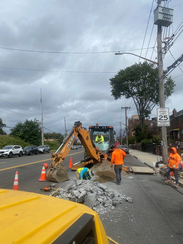 Slide of Empire Water Main & Sewer