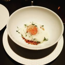 LeBonBon - Gruß aus der Küche : Kartoffelbällchen mit Trüffelschaum