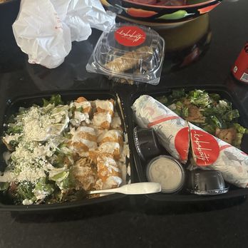 Kabab City - Spicy Chicken Plate, Gyro Plate 1 Piece Baklava - Mediterranean Near Me - Merced, California