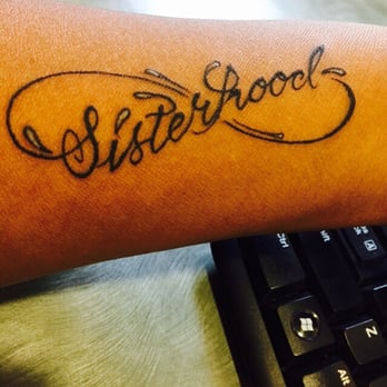 Monsters Ink - Sisterhood infinity Symbol done by Nick - Tattoo Near Me - Albany, California Monsters Ink - Sisterhood infinity Symbol done by Nick - Tattoo Near Me - Albany, California