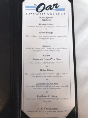 Menu photo 6 The Oar Steak & Seafood Grille Patchogue, NY