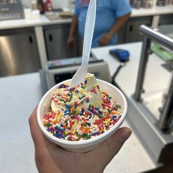 Love's Yogurt - French vanilla with sprinkles