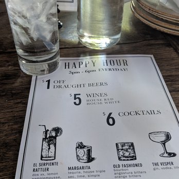 Agustin Kitchen - Happy hour menu - New American Near Me - Tucson, Arizona
