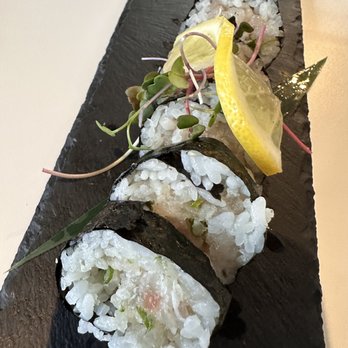 Seabutter - Yellowtail and scallion cut roll ($8.50). Was good but everything else better - Japanese Near Me - Westlake Village, California