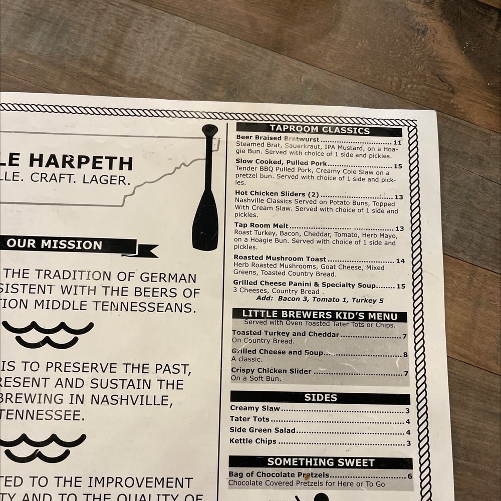 Little Harpeth Brewing - Menu - Beer, Wine & Spirits Near Me - Nashville, Tennessee Little Harpeth Brewing - Menu - Beer, Wine & Spirits Near Me - Nashville, Tennessee