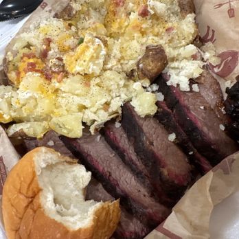 Swadley's Bar-B-Q - Baked potato and brisket dinner - Barbeque Near Me - Oklahoma City, Oklahoma