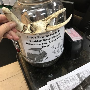 Tires Plus Total Car Care - And this is why you get road hazard insurance!!!!! #onlyinflorida #roadhazard #crableg - Auto Repair Near Me - Lake Worth, Florida Tires Plus Total Car Care - And this is why you get road hazard insurance!!!!! #onlyinflorida #roadhazard #crableg - Auto Repair Near Me - Lake Worth, Florida