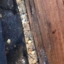 Roofing Doctor did no t put underlying felt paper or any flashing, knowing that it would leak--unfortunately it leaked-- Roofing Doctor did no t put underlying felt paper or any flashing, knowing that it would leak--unfortunately it leaked--
