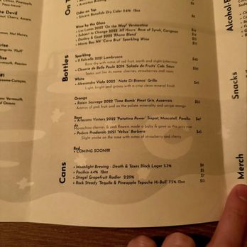 Dalva - Beer and wine selection - Cocktail Bars Near Me - San Francisco, California