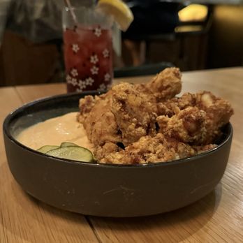 Fern Bar - Fried Chicken with hot sauce crema - Bars Near Me - Sebastopol, California Fern Bar - Fried Chicken with hot sauce crema - Bars Near Me - Sebastopol, California