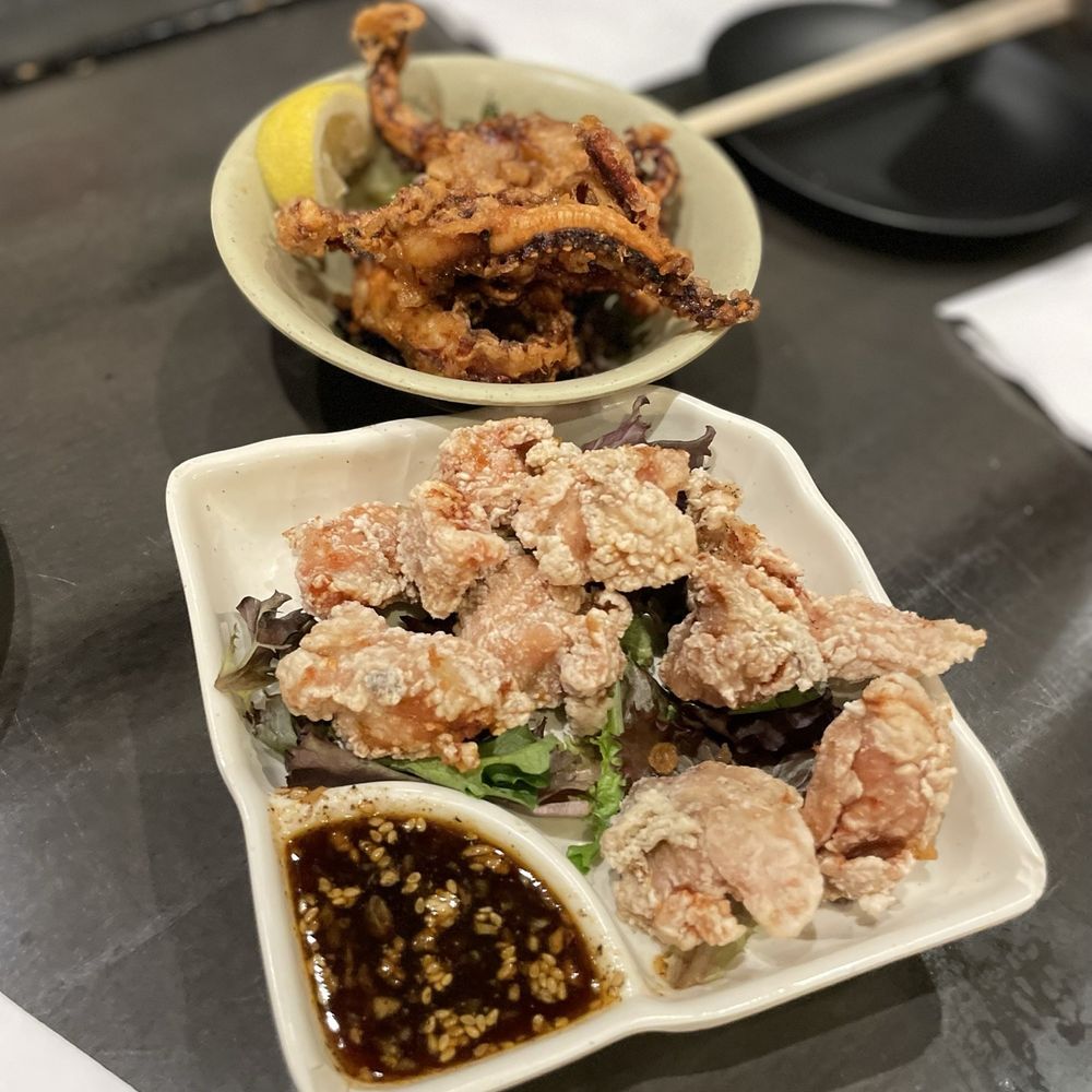 Okan Diner - Chicken karaage and fried squid - Noodles Near Me - San Diego, California