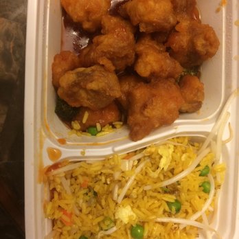 Asia Cafe - General Tso s Chicken Dinner. Egg Egg Drop Soup. Pork Lo mein - Chinese Near Me - Rockville, Maryland