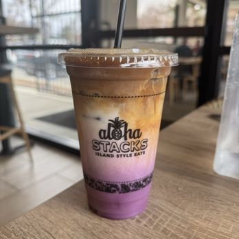 Aloha Stacks - Ube latte - Breakfast & Brunch Near Me - Whittier, California Aloha Stacks - Ube latte - Breakfast & Brunch Near Me - Whittier, California