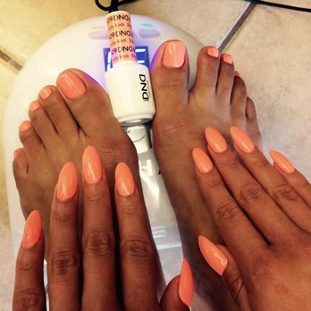 Lynn Today Nails - Color is peachy keen - Nail Salons Near Me - San Leandro, California