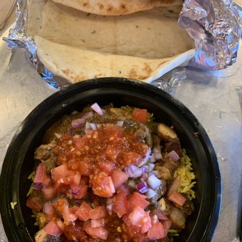 Naan-Tastic - My bowl and Garlic Naan - Indian Near Me - Amherst, New York Naan-Tastic - My bowl and Garlic Naan - Indian Near Me - Amherst, New York