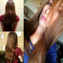 Carmel Balayage on my Virgin Hair! Maryann did a amazing job no damage to my hair at all. Highly recommended this salon. Carmel Balayage on my Virgin Hair! Maryann did a amazing job no damage to my hair at all. Highly recommended this salon.