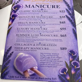 The Beauty Lounge - Manicure menu - Nail Salons Near Me - Garden Grove, California The Beauty Lounge - Manicure menu - Nail Salons Near Me - Garden Grove, California
