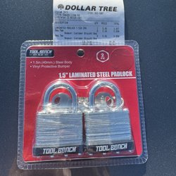 Dollar Tree - Great price for 2 sturdy locks for the local gym here.