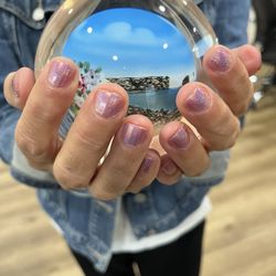 Adara Spa - My finger nails with Dazzel Dry manicure