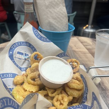 Treylor Park - Fried Banana Pepper Rings - New American Near Me - Savannah, Georgia Treylor Park - Fried Banana Pepper Rings - New American Near Me - Savannah, Georgia