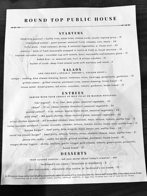 Menu photo 3 Round Top Public House Pullman, WA Menu photo 3 Round Top Public House Pullman, WA