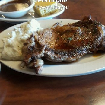 Howe's Bayou - Blackened Ribeye w/Voodoo Sauce - Cajun/Creole Near Me - Ferndale, Michigan Howe's Bayou - Blackened Ribeye w/Voodoo Sauce - Cajun/Creole Near Me - Ferndale, Michigan