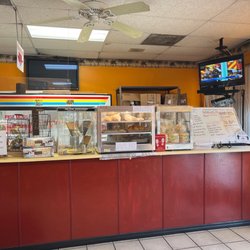 Caribbean Delite Restaurant - Side counter...