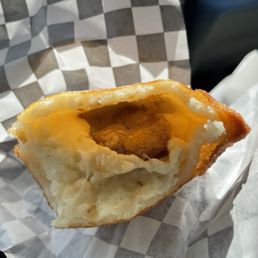 Plantain and cheese empanadas. Plantain and cheese empanadas.