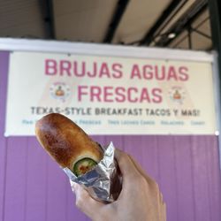 Brujas Aguas Frescas - Jalapeño cheddar kolache