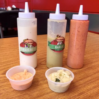 La Granja - Some of the sauces & salsas - Peruvian Near Me - Kissimmee, Florida La Granja - Some of the sauces & salsas - Peruvian Near Me - Kissimmee, Florida