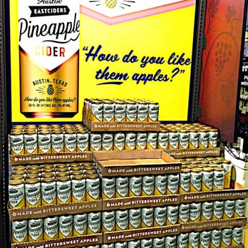 Total Wine & More - It's this stuff that gets everyone all a'tizzy? Lol. I can't remember if it was $1.79 or $2.49 a can. The "Eastciders" pun is hilarious. - Beer, Wine & Spirits Near Me - Cedar Park, Texas Total Wine & More - It's this stuff that gets everyone all a'tizzy? Lol. I can't remember if it was $1.79 or $2.49 a can. The "Eastciders" pun is hilarious. - Beer, Wine & Spirits Near Me - Cedar Park, Texas