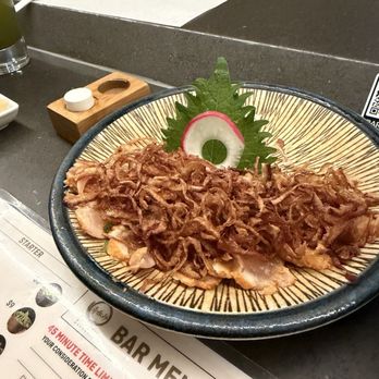 Yunomi Handroll - Albacore Crunchy Onion Sashimi - Sushi Bars Near Me - San Fernando Valley, California Yunomi Handroll - Albacore Crunchy Onion Sashimi - Sushi Bars Near Me - San Fernando Valley, California