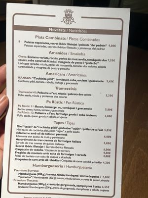 Menu photo 3 König Barcelona Centre Barcelona, B
