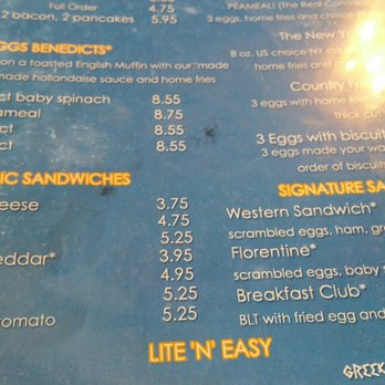The Diner - Dirty, sticky menu. - Diners Near Me - Boynton Beach, Florida