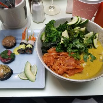 Le Botaniste - Tibetan Mama with sushi rolls - Wine Bars Near Me - New York, New York Le Botaniste - Tibetan Mama with sushi rolls - Wine Bars Near Me - New York, New York