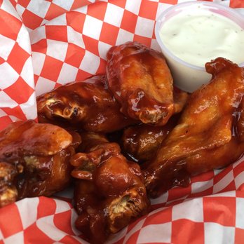 Stewart&Grub - Spicy bbq wings w/ Blue cheese dip always! - Chicken Wings Near Me - Downey, California Stewart&Grub - Spicy bbq wings w/ Blue cheese dip always! - Chicken Wings Near Me - Downey, California