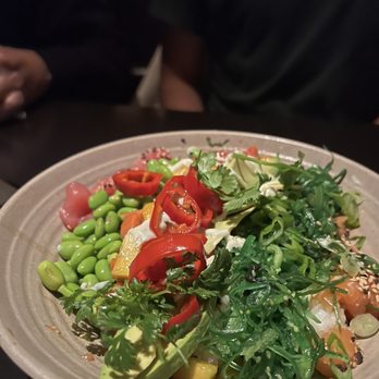 C Level - Ahi poke and salmon bowl. My son loves this dish. - New American Near Me - San Diego, California C Level - Ahi poke and salmon bowl. My son loves this dish. - New American Near Me - San Diego, California