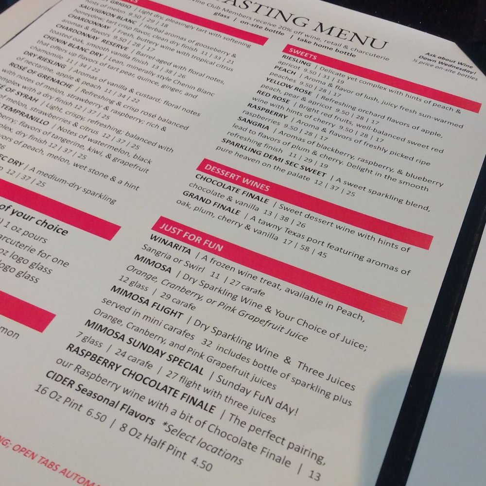 Vast menu! Vast menu!