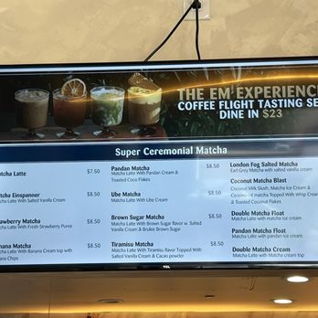 Em Coffee House - menu - Coffee & Tea Near Me - San Jose, California