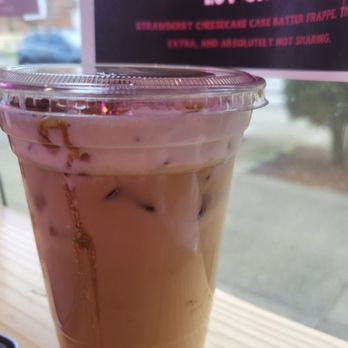 Luv-a-Latte Espresso - Thus was a banana type of drink I believe pulled off of a limited item menu. - Coffee & Tea Near Me - Tacoma, Washington