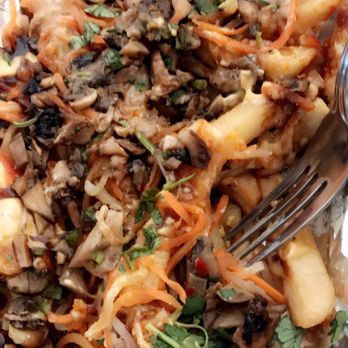 The Pickled Carrot - TVP fries w Mushrooms - Vietnamese Near Me - Denton, Texas The Pickled Carrot - TVP fries w Mushrooms - Vietnamese Near Me - Denton, Texas