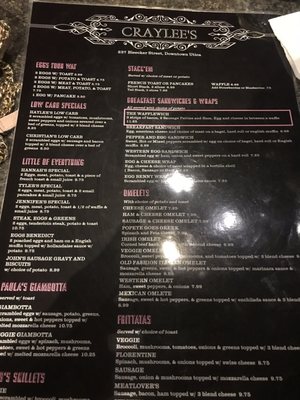 Menu photo 7 Craylee's Utica, NY