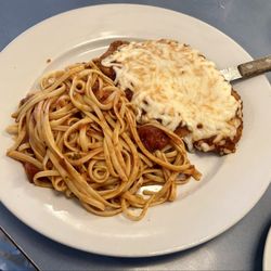 Dutchess Diner - 4/26/25 - chicken Parmesan with linguine