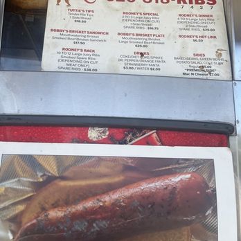 Rodney's Ribs - Rodney's Menu (2024). - Food Trucks Near Me - Pasadena, California